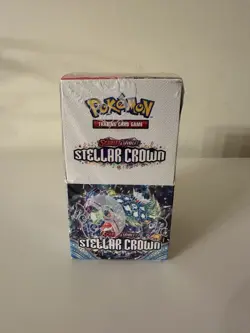 Pokemon TCG Stellar Crown Half Booster Box (18 Packs) | Brand New & Sealed #2 - Image 1