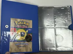 Vintage 1999 Pokemon Charmander Blue 4 Pocket 30 Page Trading Binder - Image 5