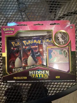 Hidden Fates Mew And Mewtwo Pin Collection Boxes Lot of 2 Sealed Pokemon - Image 3