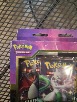 Hidden Fates Mew And Mewtwo Pin Collection Boxes Lot of 2 Sealed Pokemon - Image 4