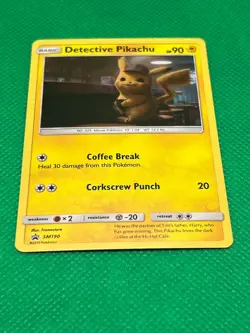 Pokemon Tcg Detective Pikachu SM190 Black Star Promo - Image 2