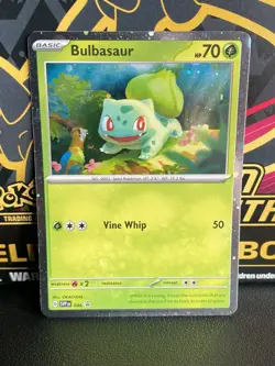 Pokemon - Bulbasaur SVP046 SV Poster Promo Cosmos Holo With Swirl! - Image 1