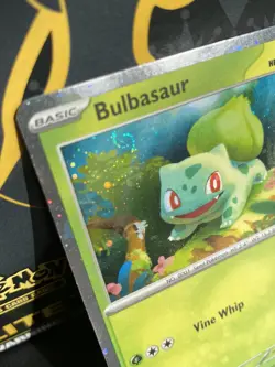 Pokemon - Bulbasaur SVP046 SV Poster Promo Cosmos Holo With Swirl! - Image 3