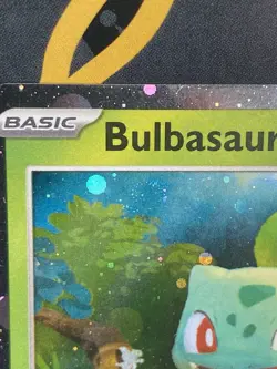 Pokemon - Bulbasaur SVP046 SV Poster Promo Cosmos Holo With Swirl! - Image 4