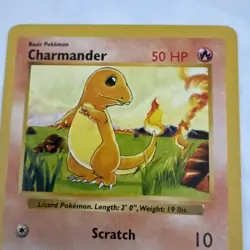 1999 Pokemon TCG Charmander Base Set 46/102 Shadowless Rare - Vintage Wotc LP - Image 2