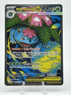 Mega Venusaur EX #155 Mega Evolution Full Art Ultra Rare Pokemon (Read Desc) - Image 1