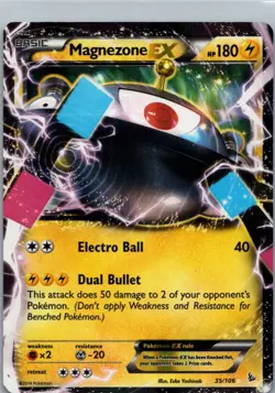 Pokemon TCG Magnezone-EX 35/106 Flashfire Holo LP - Image 1