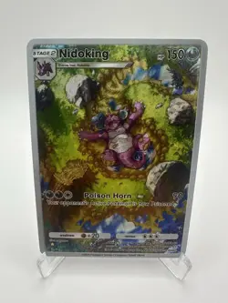 Pokemon TCG Pocket Nidoking Holographic Illustration Rare - Fan Art - Image 1