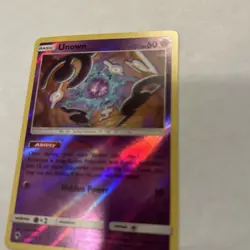 2018 Pokemon Unown 92/214 Sm-Lost Thunder Reverse Holo - Image 4