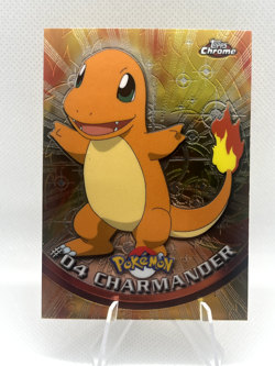 Charmander Topps Chrome Pokemon #04 - Image 1