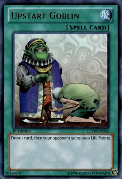 Upstart Goblin - Ultra Rare 1st Edition LCYW-EN265 - NM - YuGiOh - Image 1