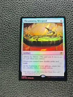 R 0247 Thrumming Hivepool Artifact Rare Edge of Eternities EOE MTG Card foil - Image 1