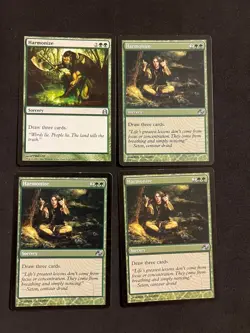 Harmonize x4 [3 Planar Chaos 1 Commander ] Magic MTG Cards LP/MP - Image 1