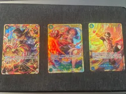 ONE PIECE Card Game Sabo Luffy Ace SEC Carrying on His Will OP13 3 Brother Trio - Image 1