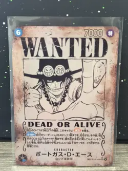Portgas.D.Ace [Wanted] OP13-119 SEC One Piece Trading Card Game Japanese - Image 1