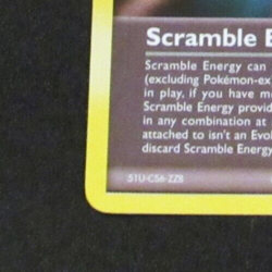 Scramble Energy 89/101 Non-Holo Foil Pokemon Card NM - Image 4