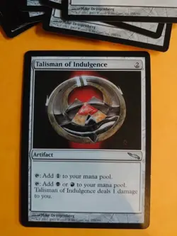 Talisman of Indulgence MTG Card. Mirrodin. Artifact. - Image 2