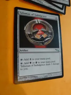 Talisman of Indulgence MTG Card. Mirrodin. Artifact. - Image 3