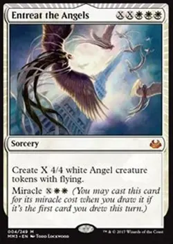 MTG ENTREAT THE ANGELS - SUPPLICARE GLI ANGELI - MMA3 - MAGIC - Image 1