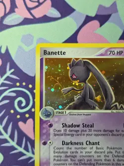 Pokemon TCG EX Hidden Legends Banette 1/101 Holo Near Mint - Image 2
