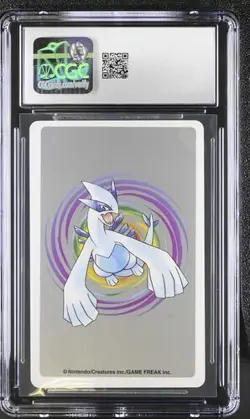 CGC GEM MINT 10 FERALIGATR 5 OF HEARTS 1999 SILVER DECK JAPANESE POKEMON TCG - Image 2