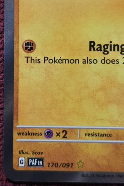 Pokemon TCG - Primeape 170/091 - S&V: Paldean Fates Shiny Holo Rare MINT - Image 5