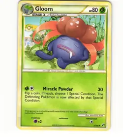2010 Played Pokemon 27/90 Gloom Non Holo Undaunted English - Image 1
