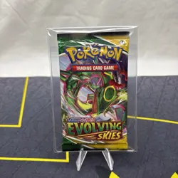 Evolving Skies Booster Pack Sword & Shield Pokemon TCG Rayquaza Artwork - Image 1