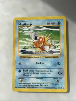 Magikarp 035/102 Base Set (Shadowless) Regular Pokemon TCG Wizards - Image 1