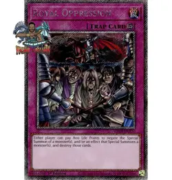 Yugioh! 1x Royal Oppression RA04-EN120 Platinum Secret Rare 1st Ed NM - Image 1
