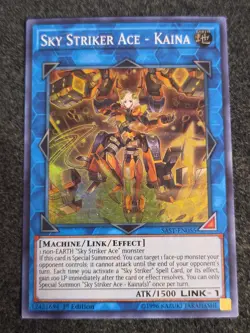Yugioh Sky Striker Ace - Kaina SAST-EN055 Super Rare LP 1st Ed - Image 1