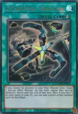 Yugioh! Sky Striker Mecha - Widow Anchor - MAMA-EN010 - Ultra Rare - 1st Edition - Image 1