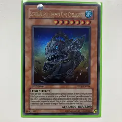 YUGIOH SUPERANCIENT DEEPSEA KING COELACANTH ULTRA RARE PTDN-EN034 1ST EDITION - Image 1