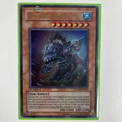 YUGIOH SUPERANCIENT DEEPSEA KING COELACANTH ULTRA RARE PTDN-EN034 1ST EDITION - Image 3