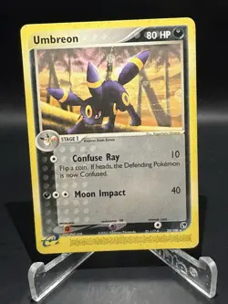 Umbreon 24/100 EX Sandstorm Non-Holo Rare Pokemon Card Vintage - Image 1