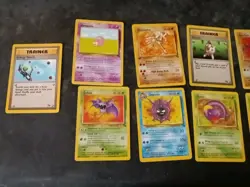 Pokemon Hitmonlee Fossil 22/62 Regular 1st Edition + Extra Cards - Image 2