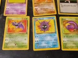 Pokemon Hitmonlee Fossil 22/62 Regular 1st Edition + Extra Cards - Image 5
