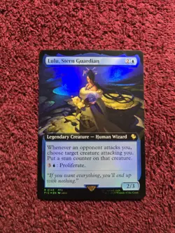 MTG Lulu, Stern Guardian 0143 Extended Art Final Fantasy Foil - Image 1