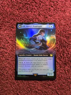 MTG Jill, Shiva's Dominant 0438 Extended Art Final Fantasy Foil - Image 1
