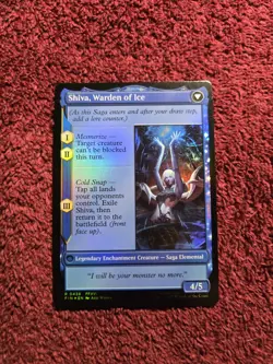 MTG Jill, Shiva's Dominant 0438 Extended Art Final Fantasy Foil - Image 2