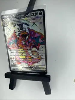 Pokemon TCG Charizard EX Obsidian Flames Ultra Rare Full Art Holo Card 215/197 - Image 3