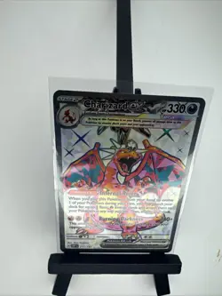 Pokemon TCG Charizard EX Obsidian Flames Ultra Rare Full Art Holo Card 215/197 - Image 4