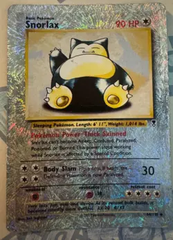 Pokemon Card - Snorlax 64/110 Reverse Holo - Legendary Collection-ENG-Played - Image 3