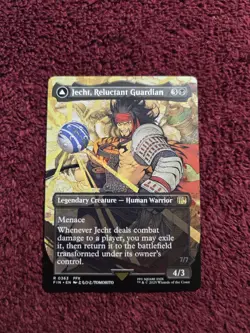 MTG Jecht, Reluctant Guardian 0363 (Borderless) Final Fantasy Non Foil - Image 1