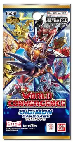 DIGIMON CARD GAME WORLD CONVERGENCE Booster Box BT-21 The Evolved Battle Begins! - Image 5