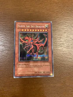 Yu-Gi-Oh Slifer the Sky Dragon Limited Edition Secret Rare Card YMA-EN001 - Image 1