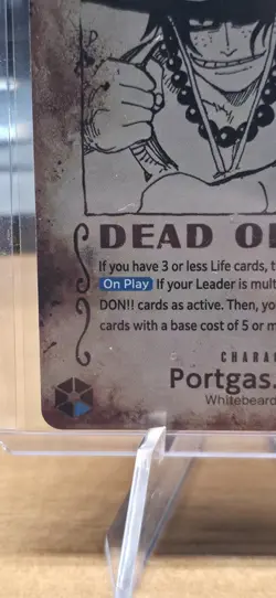 One Piece TCG - Portgas.D.Ace - Wanted Poster - (Error Card) - OP13 - Image 5