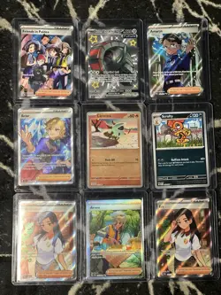Pokemon TCG 34 Jumbo Card Lot IR SIR Holo Trainer Cards - Image 3