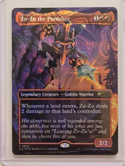 Zo-Zu the Punisher Halo Foil Secret Lair Encyclopedia Magic the Gathering - Image 1