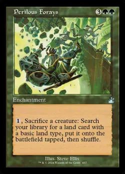 MTG Magic the Gathering Perilous Forays (457/573) Ravnica Remastered LP - Image 1